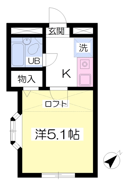 Ｍ’ｓ稲城の間取り