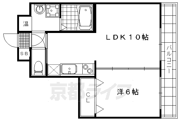 マークス御室の間取り