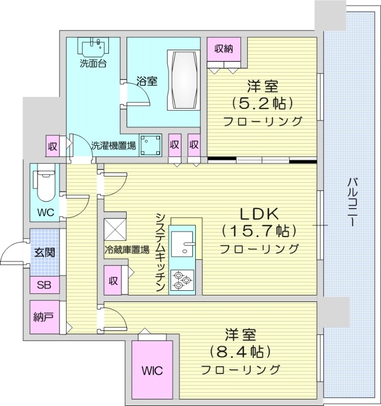 ONE札幌ステーションタワーの間取り