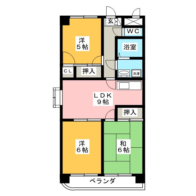 グランシャリオＭの間取り