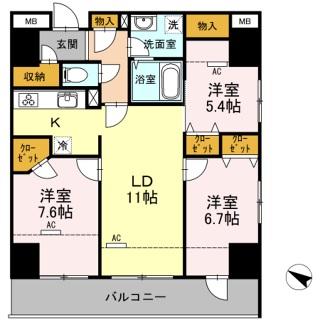 ロイヤルKJの間取り