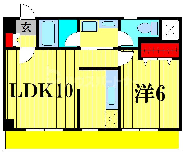 メゾン北初富の間取り