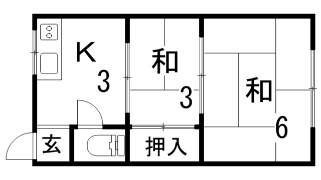 石井荘の間取り