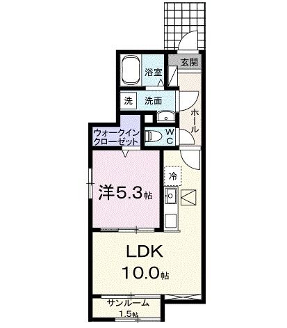 プラーム上田IIの間取り