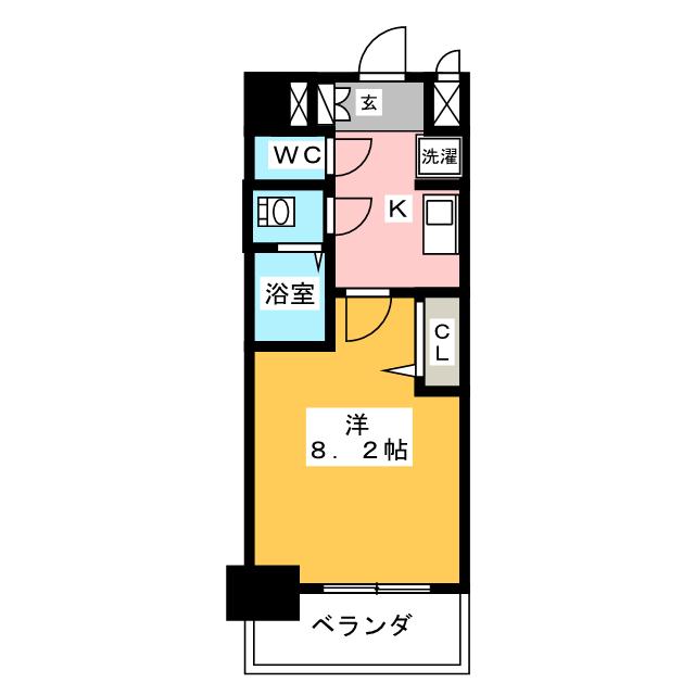 プレサンス上前津プレスの間取り