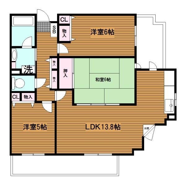 アップグレード仲町台の間取り