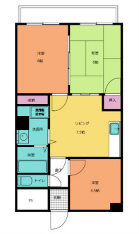 エクセレンスボン松屋の間取り