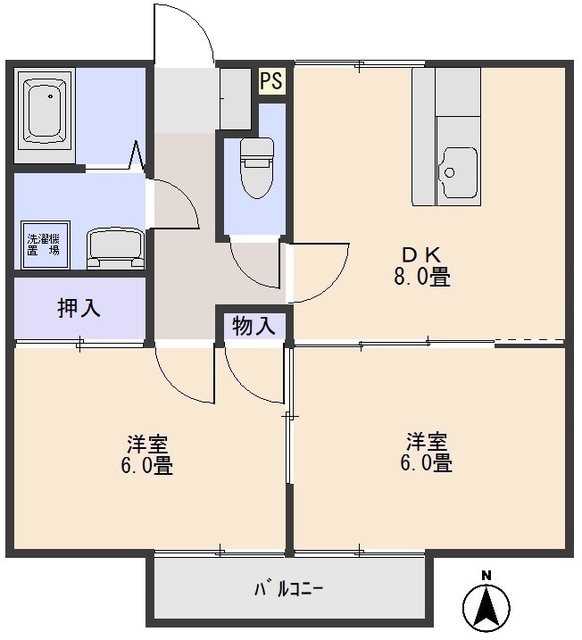 第１ＭＨハウスCの間取り