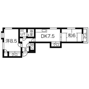 メゾン宝地の間取り