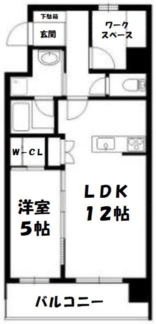 横浜市泉区中田南のマンションの間取り