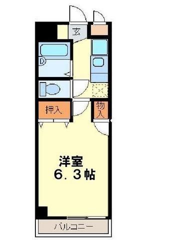 川越市田町のマンションの間取り