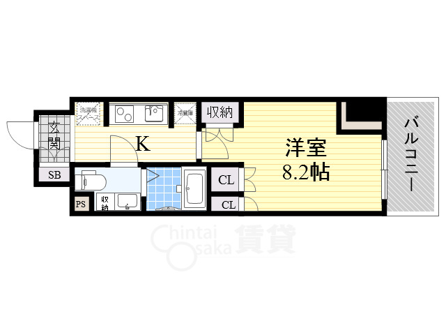 コンフォリア江坂の間取り