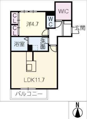 ユアメゾン北一色の間取り