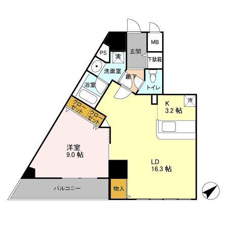 フォレンツタワー文京千石の間取り