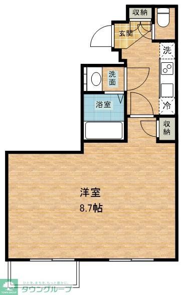 八王子市別所のマンションの間取り