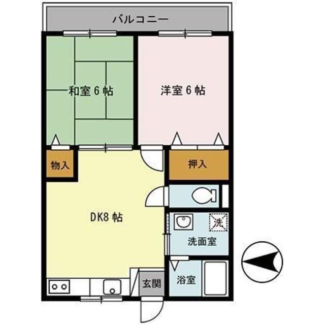 イーストハウスの間取り