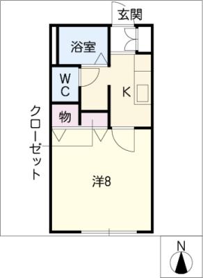 レークヒルＡ（１Ｆ）の間取り