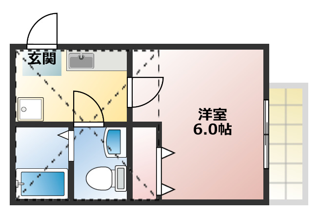 プランタン白金の間取り