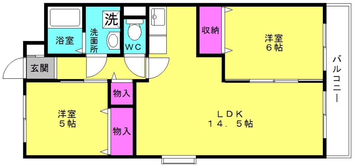 フォレスト壱番館の間取り