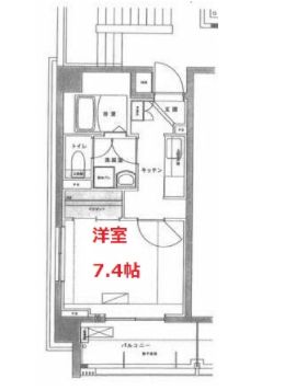 小田原市南鴨宮のマンションの間取り