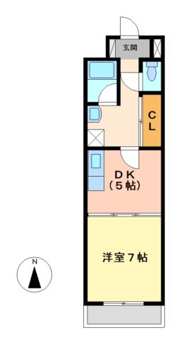 Ｋ’ｓガーデンの間取り