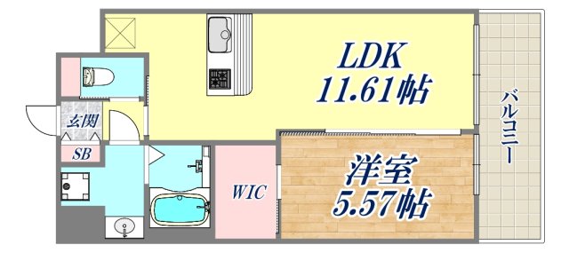 プレジオさくら夙川の間取り