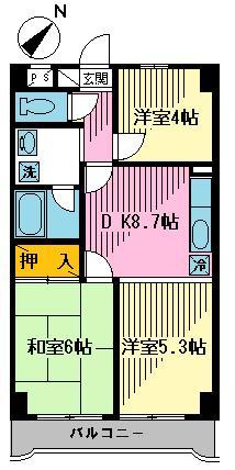 グレイスマンションの間取り