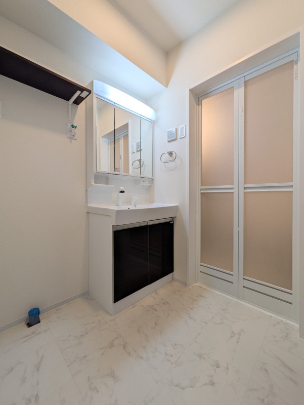 洗面設備　図面と現状に相違がある場合には現状を優先