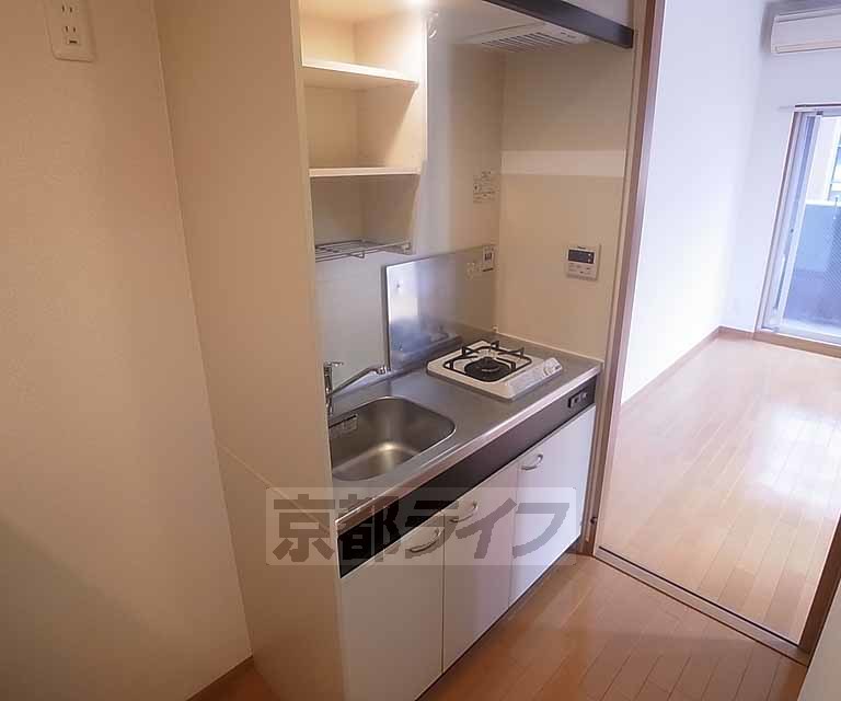 キッチン　１口ガスコンロ付です。