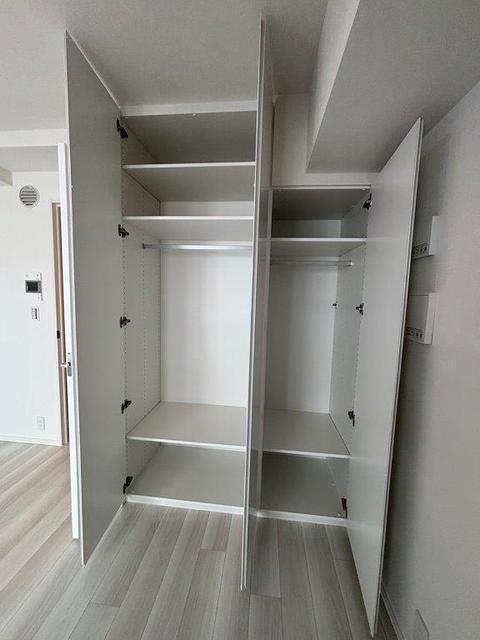 収納　洋室ドレスクローゼット（可動式棚）