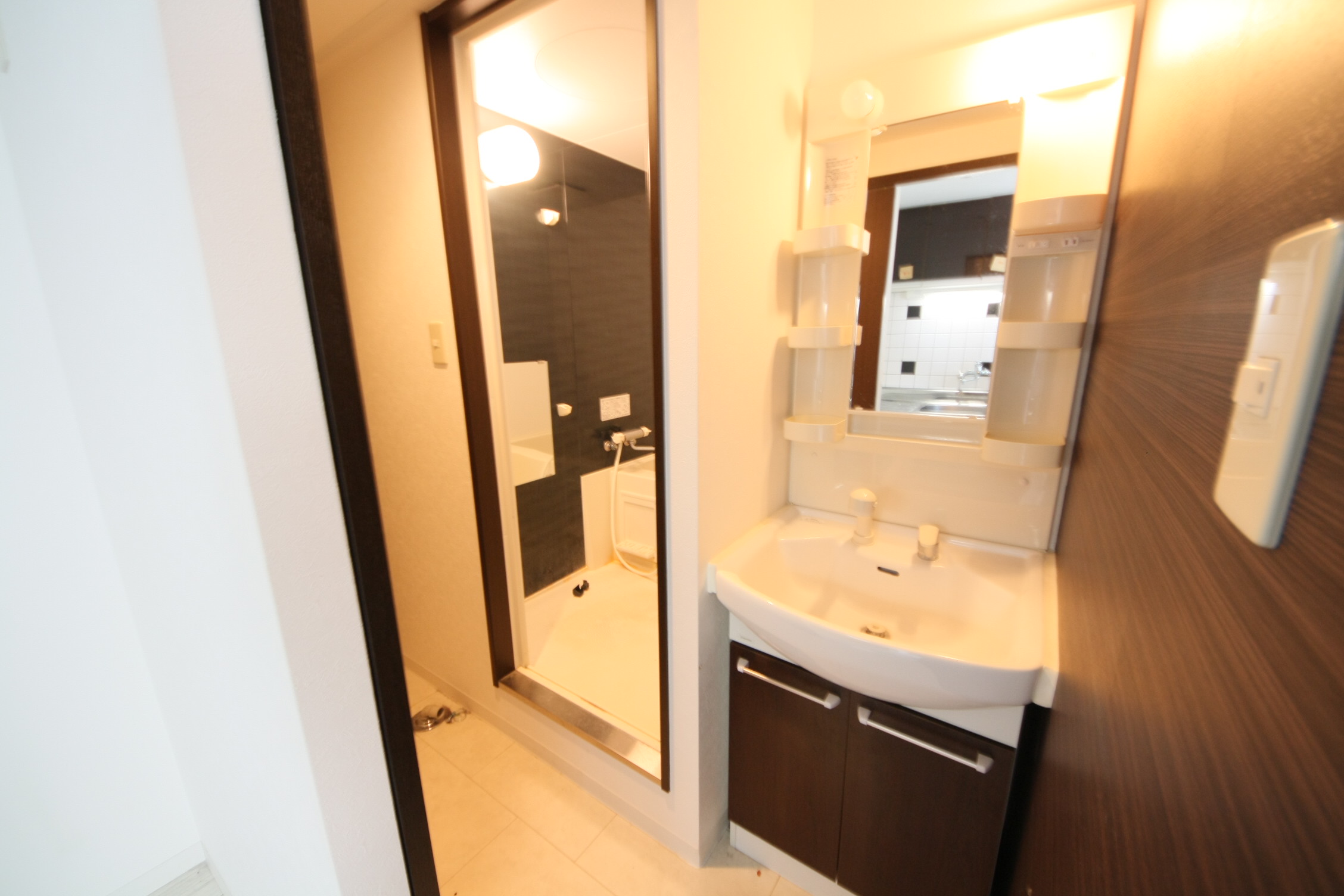 洗面設備　シャワードレッサー付きです！