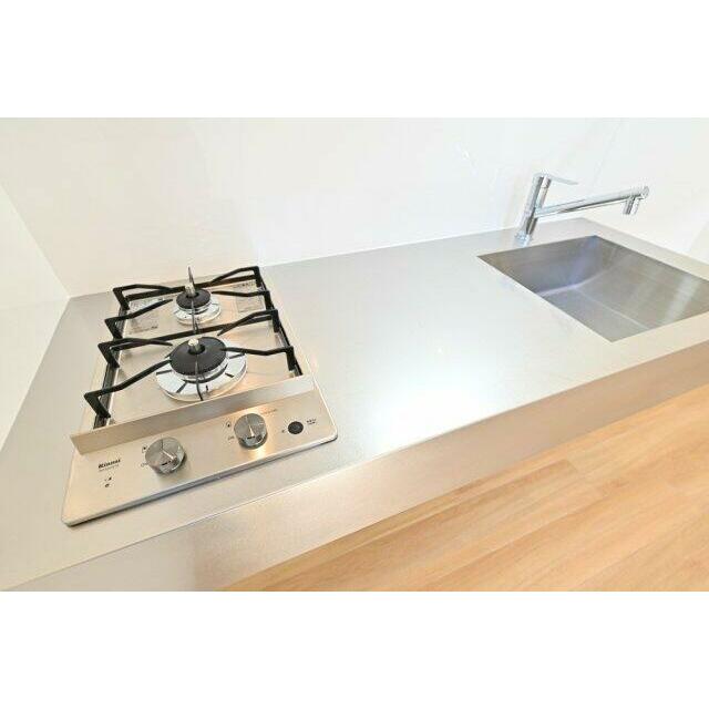 キッチン　システムキッチン（2口ガスコンロ）