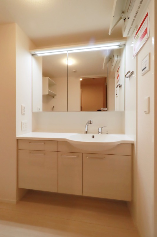 洗面設備　図面と現状に相違がある場合には現状を優先