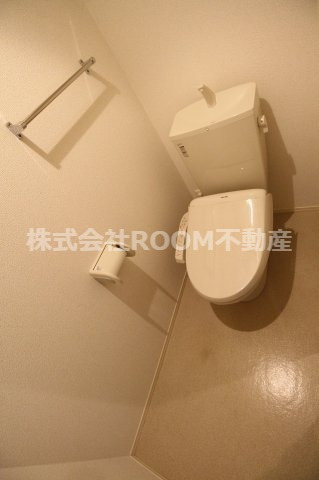 トイレ　ゆったりとした空間のトイレです