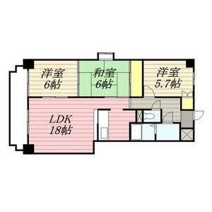 近鉄名古屋線 戸田駅 徒歩7分 14階建 築32年の間取り写真