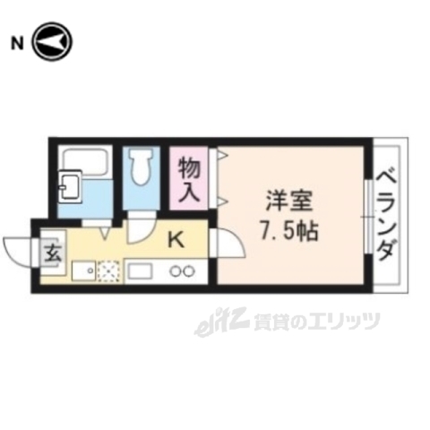 メゾンコスモスの間取り写真