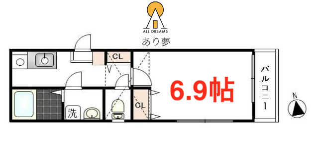 グランエールの間取り写真