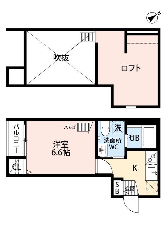 西鉄天神大牟田線 大橋駅 徒歩13分 2階建 築11年の間取り写真