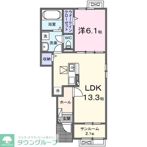 エスタブレAの間取り写真