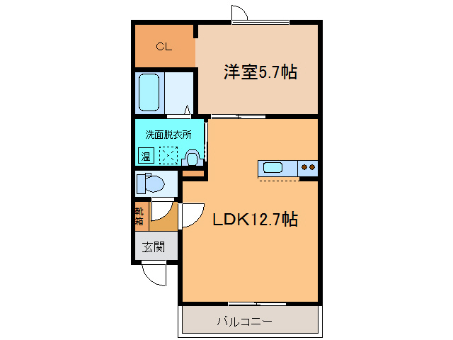 ラパーチェ東の間取り写真