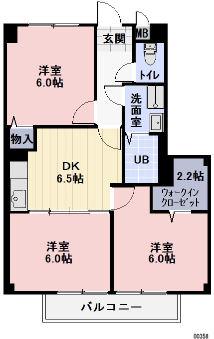 【イルコリーヌの間取り】