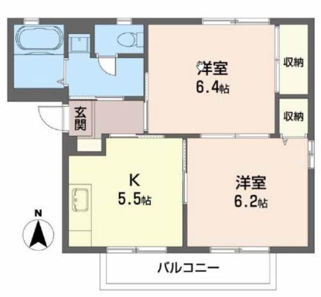 リバティガーデン　Ｂの間取り