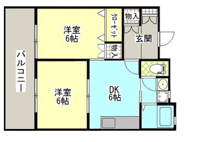 メゾン新珠Iの間取り