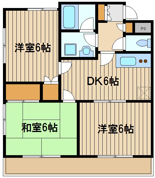 エヌエムブルーウェイブの間取り