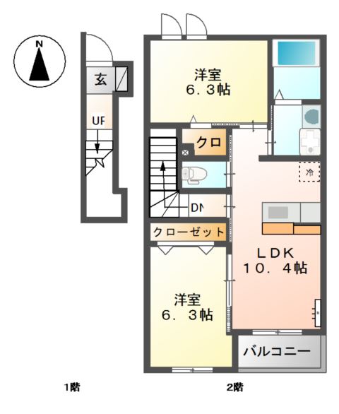 プランドール原の間取り