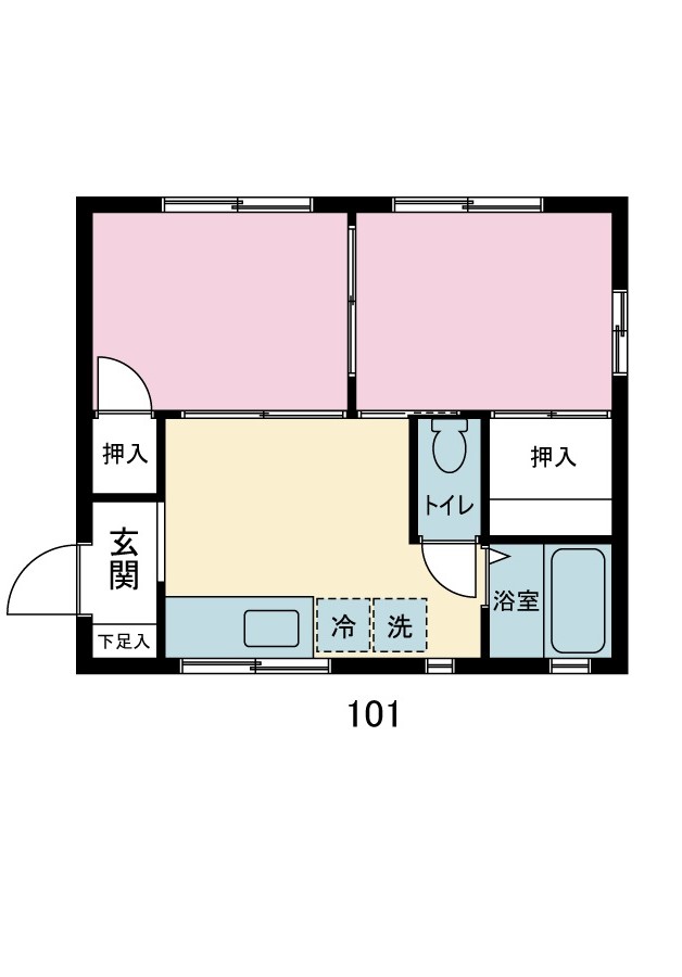 メゾンドママンの間取り