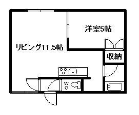 メゾンドＫＥＩの間取り