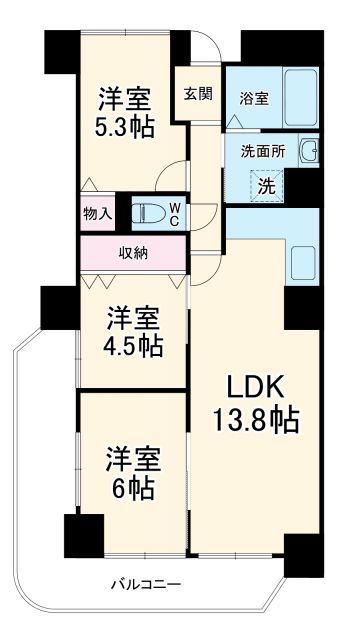 クリアクレセント住之江の間取り