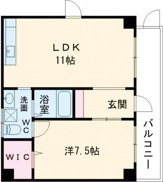 ブランカ堺東の間取り