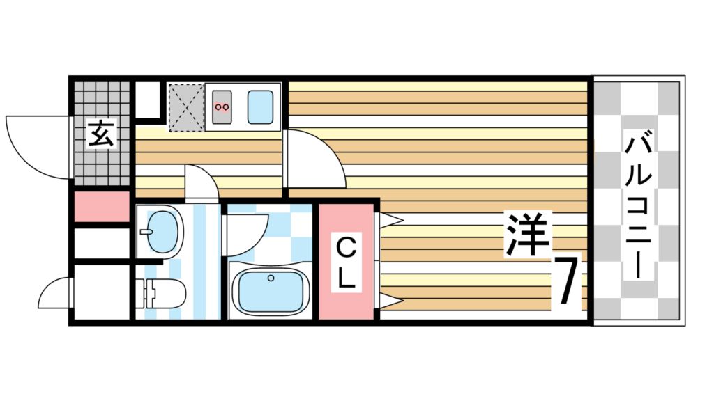 CITY SPIRE新神戸の間取り